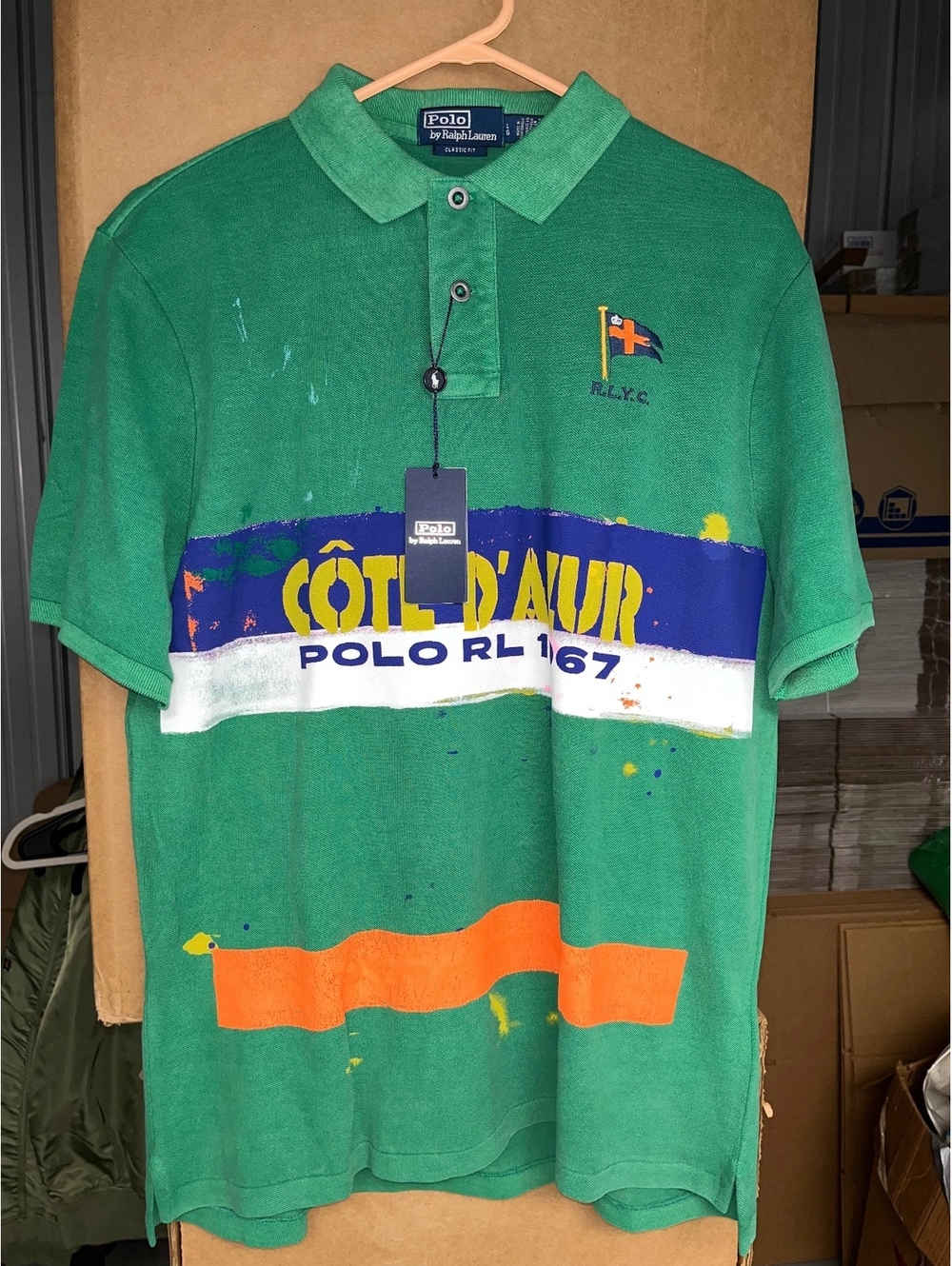 Polo Ralph Lauren Classic Fit Cote d Azur Polo Shirt Green
